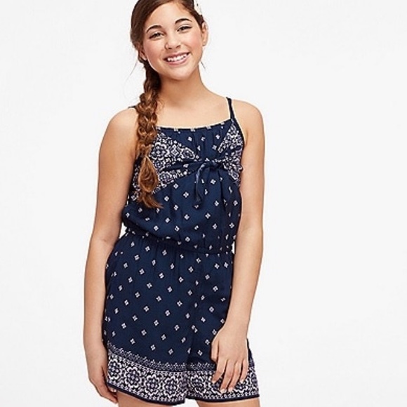 Girl’s blue romper - Picture 5 of 5